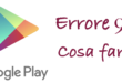 Errore 927 su Google Play store logo