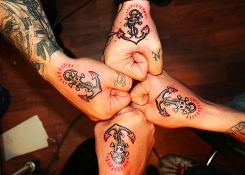 Tatuaggio Tattoo Amicizia ancora uomini
