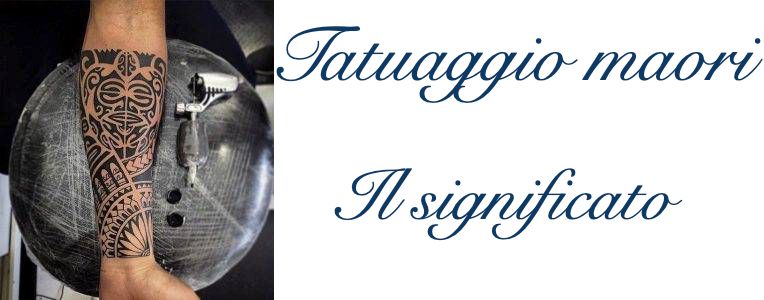Tatuaggio Tattoo Maori Significato