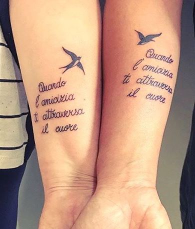 Tatuaggio Tattoo Amiche Canzone Laura Pausini