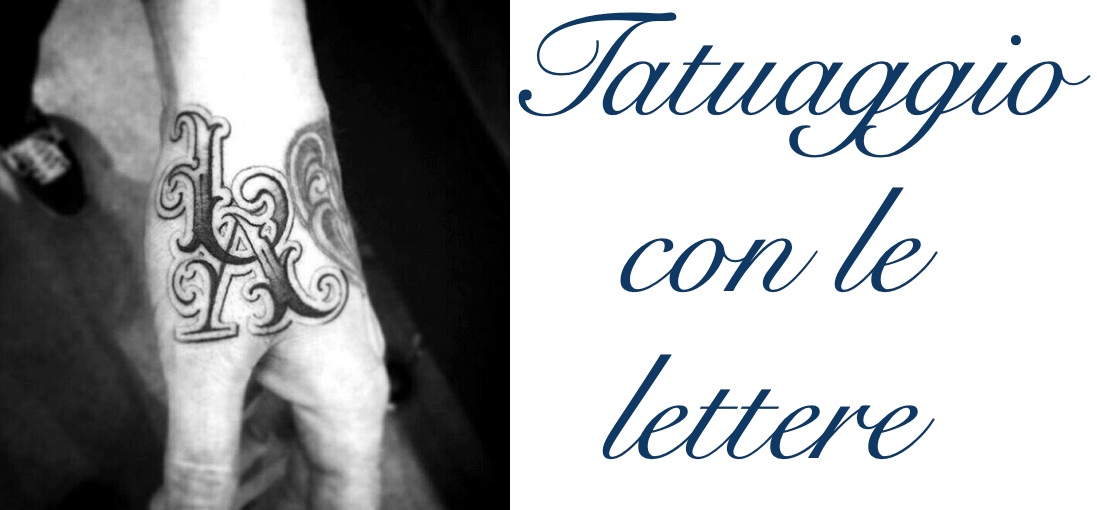 Tatuaggio Tattoo Lettere Significato