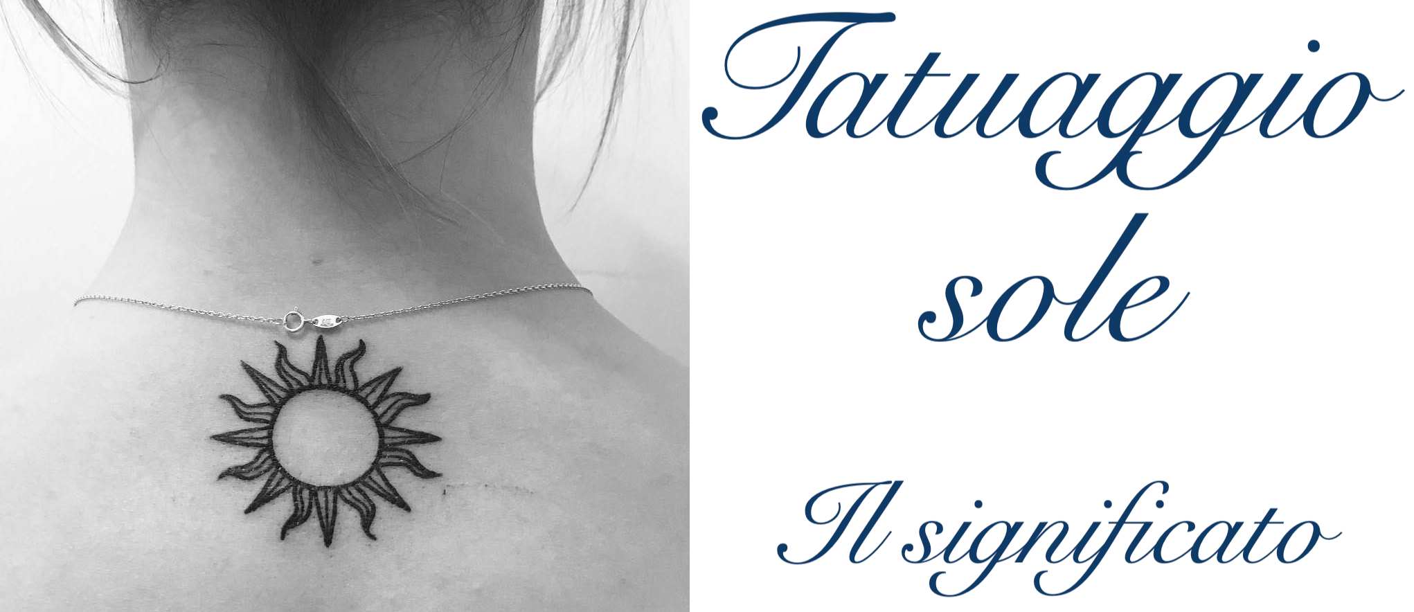 Tatuaggio Tattoo Sole Significato