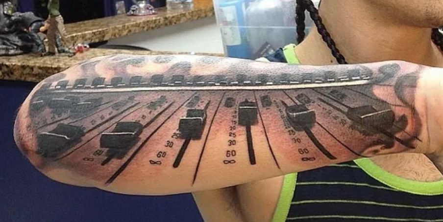 6. DJ Mixer Tattoo - wide 3