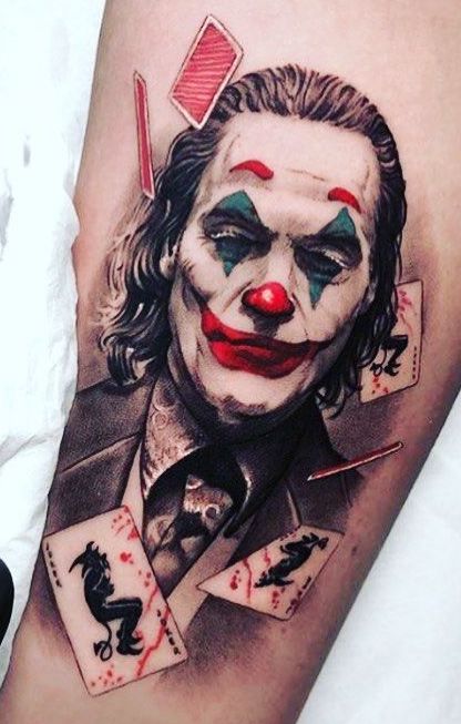 Tatuaggio Tattoo Joker Joaquin Phoenix