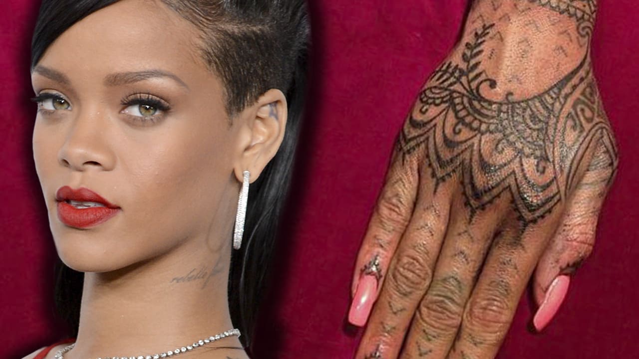 Tatuaggio Tattoo Rhianna Mano Maori