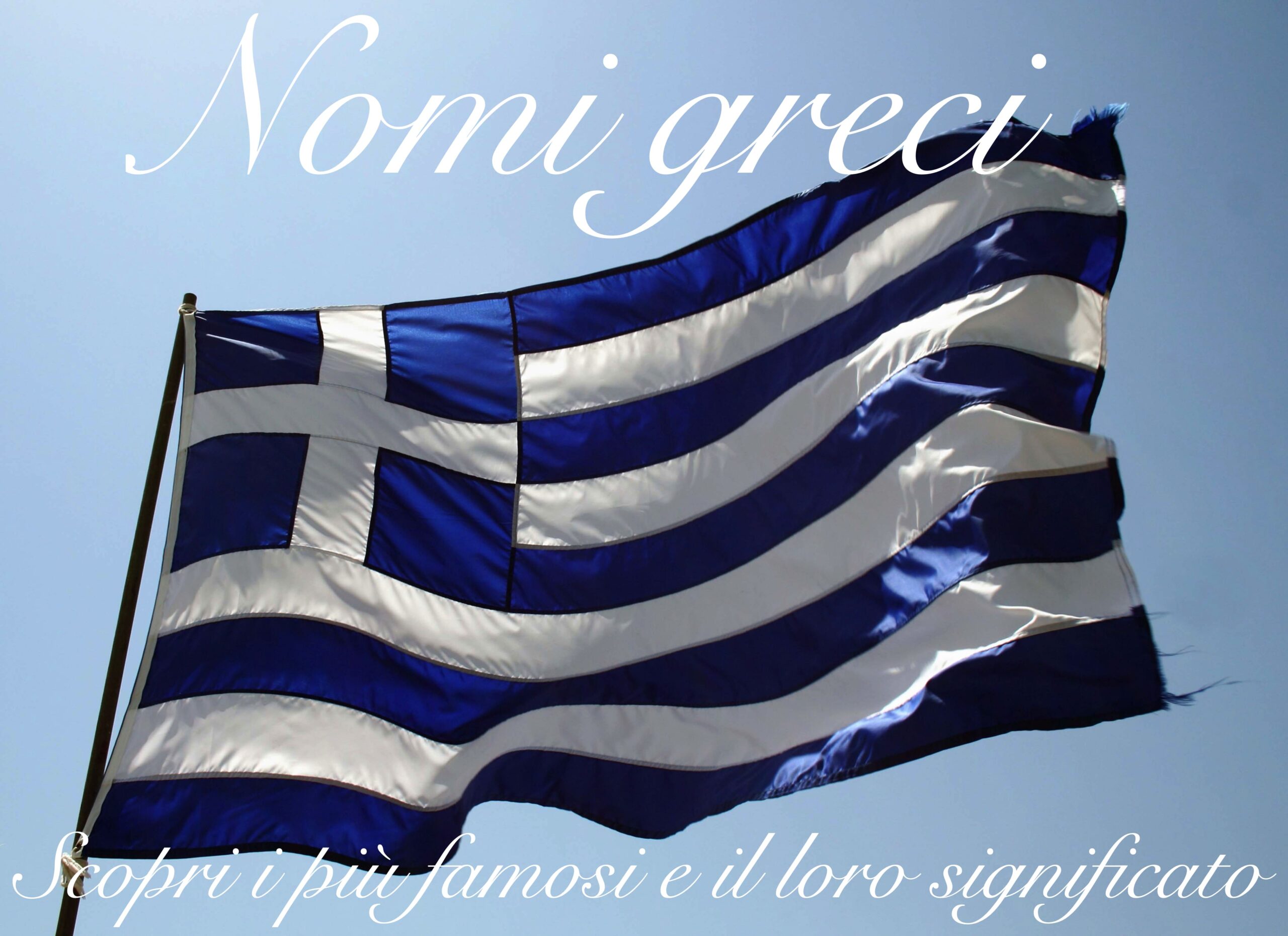 Nomi Greci maschili femminili Significato