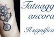 Tatuaggio Tattoo Ancora Significato