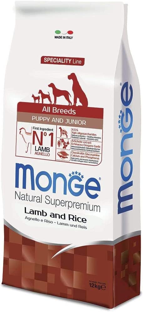 Monge All Breeds Puppy and Junior Agnello e Riso Recensione Opinioni Acquisto