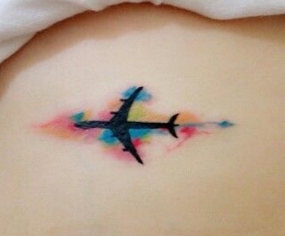 Tatuaggio Tattoo Viaggi Viaggiare Aereo