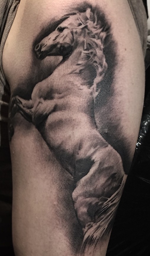 Tatuaggio Tattoo Cavallo Bianco