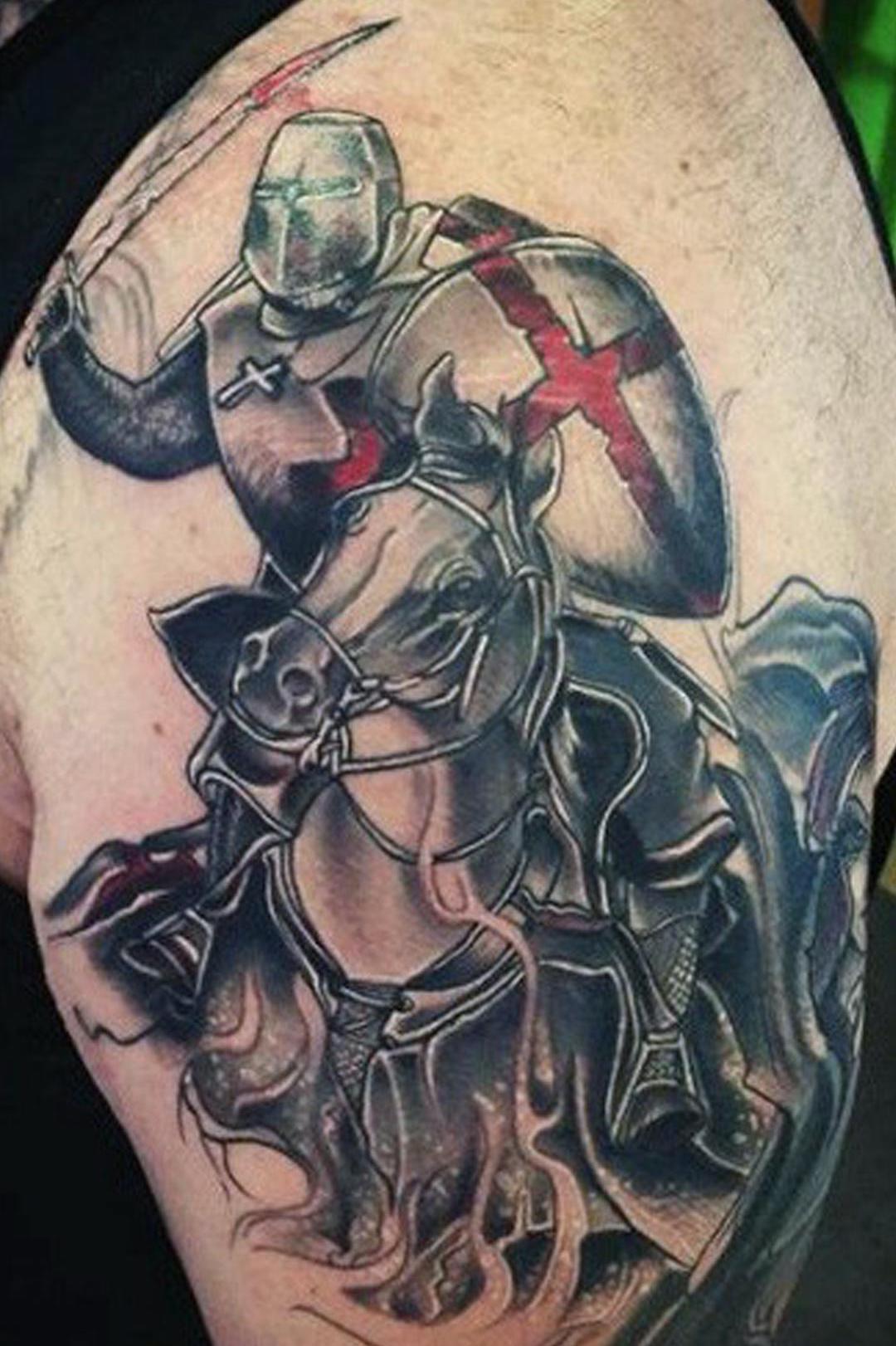 Tatuaggio Tattoo Cavallo Cavaliere