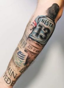 Tatuaggio Tattoo Lazio Alessandro Nesta