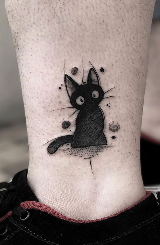 Tatuaggio Tattoo Gatto Divertente