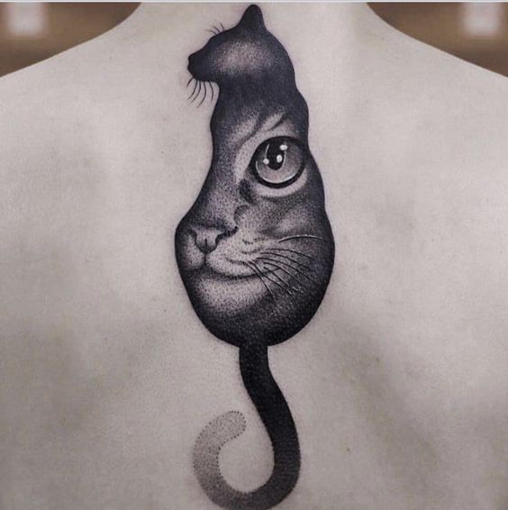 Tatuaggio Tattoo Gatto Profilo e Muso