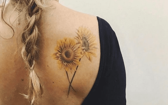 Tatuaggio Tattoo Girasole Coppia