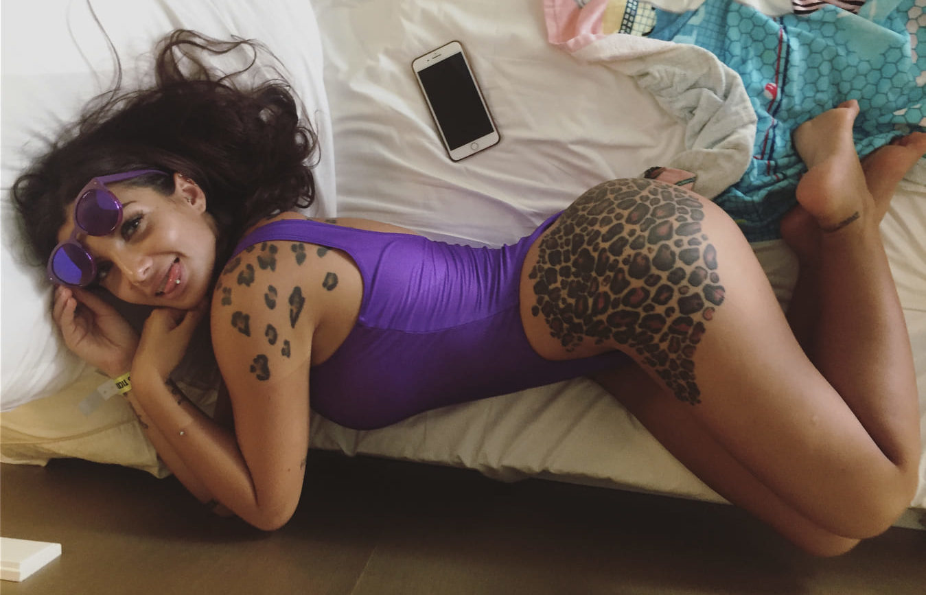 Tatuaggio Tattoo Elettra Lamborghini Macchie Animalier