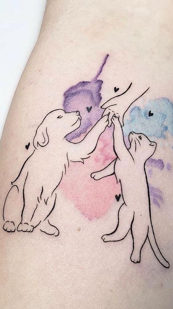 Tatuaggio Tattoo Animali Cane e Gatto