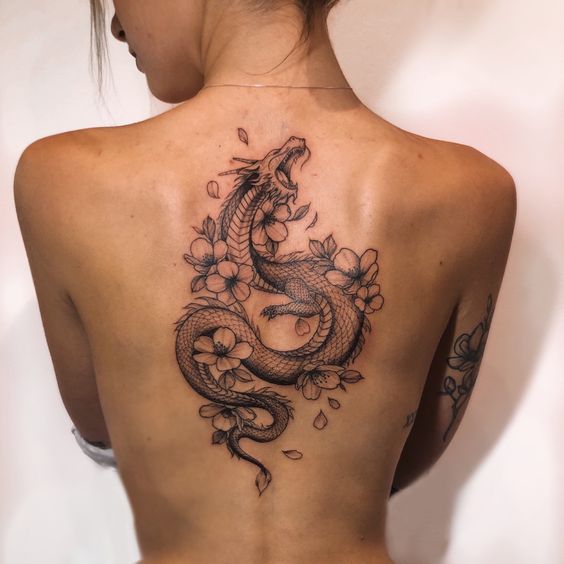 Tatuaggio Tattoo Animali Drago Cinese