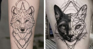 Tatuaggio Tattoo Animali Geometrico