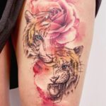 Tattoo Tatuaggio Tigre Acquerello