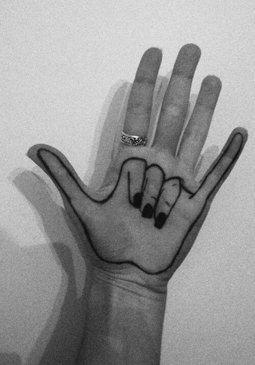 Tatuaggio Tattoo Mano Divertente