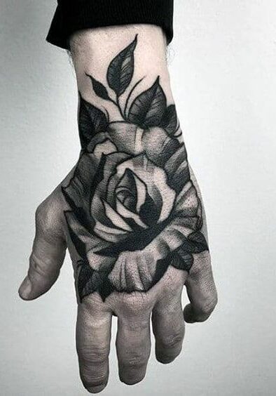 Tatuaggio Tattoo Mano Rosa