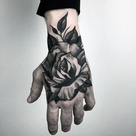 Tatuaggio Tattoo Mano Rosa