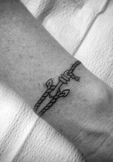 Tatuaggio Tattoo Ancora Bracciale