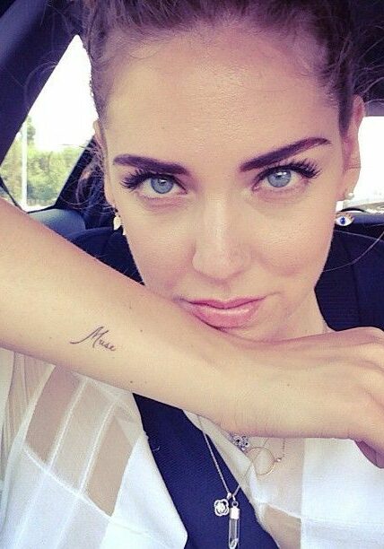 Tatuaggio Tattoo Chiara Ferragni Muse