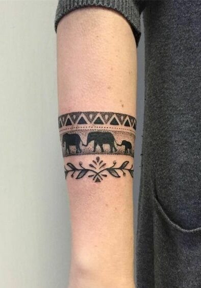 Tatuaggio Tattoo Elefanti Tribali