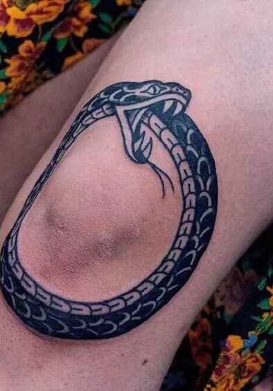 Tatuaggio Tattoo Serpente Cerchio