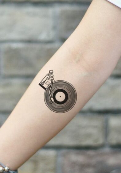 Tatuaggio Tattoo Musica Giradischi