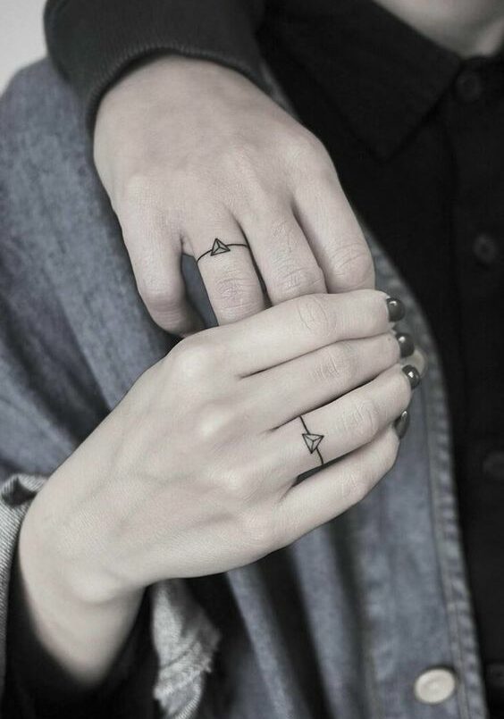 Tatuaggio Tattoo Dita Anello