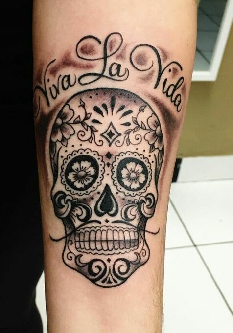 Tatuaggio Tattoo Teschio Messicano Viva La Vida