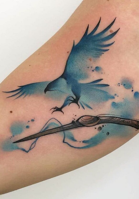 Tatuaggio Tattoo Aquila Watercolor