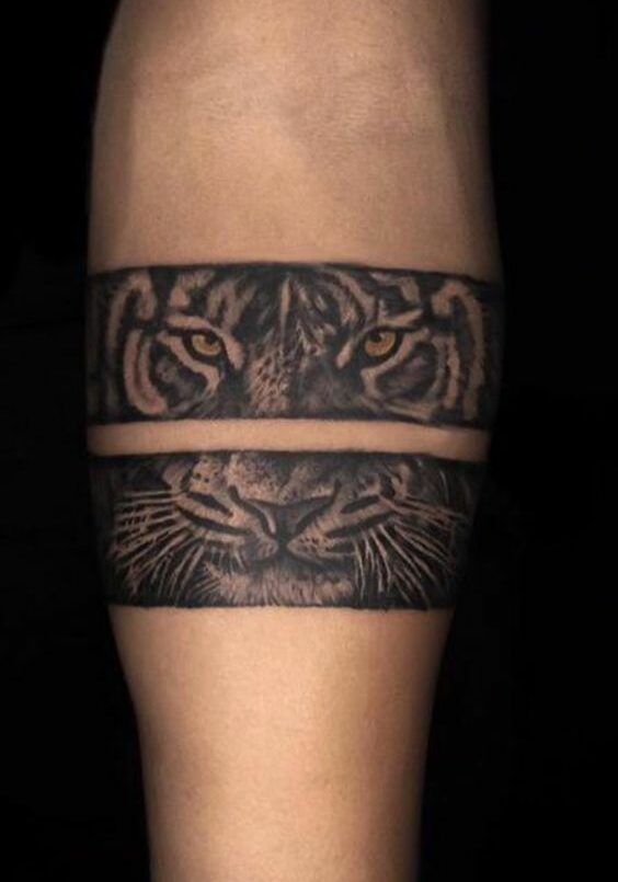 Tatuaggio Tattoo Bracciale Tigre