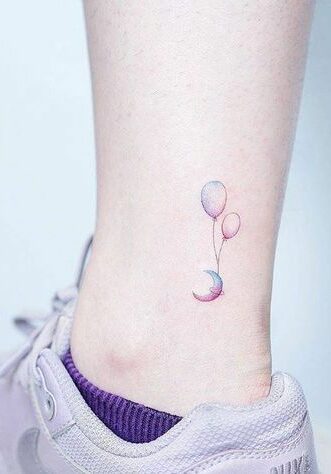 Tatuaggio Tattoo Palloncino Luna