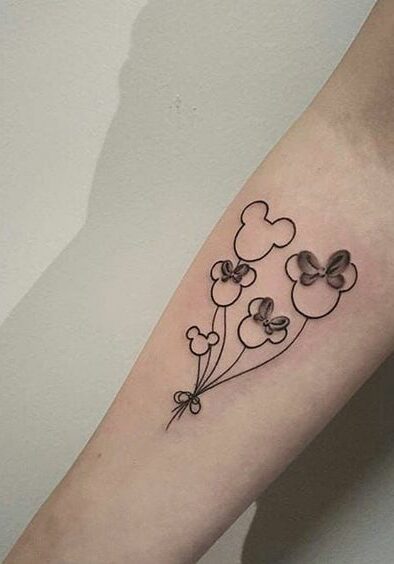 Tatuaggio Tattoo Palloncino Topolini Disney