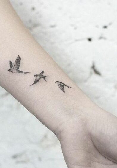 Tatuaggio Tattoo Rondine su Polso