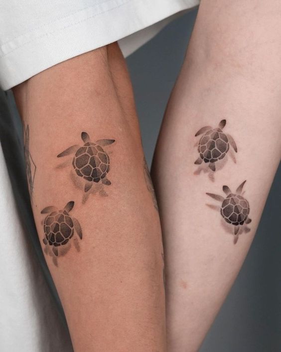 Tatuaggio Tattoo Tartaruga Ombra